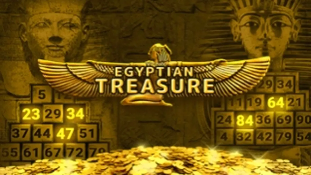 Egyptian Treasure slot game interface